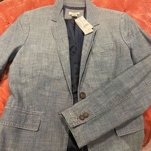 Chambray J. Crew blazer